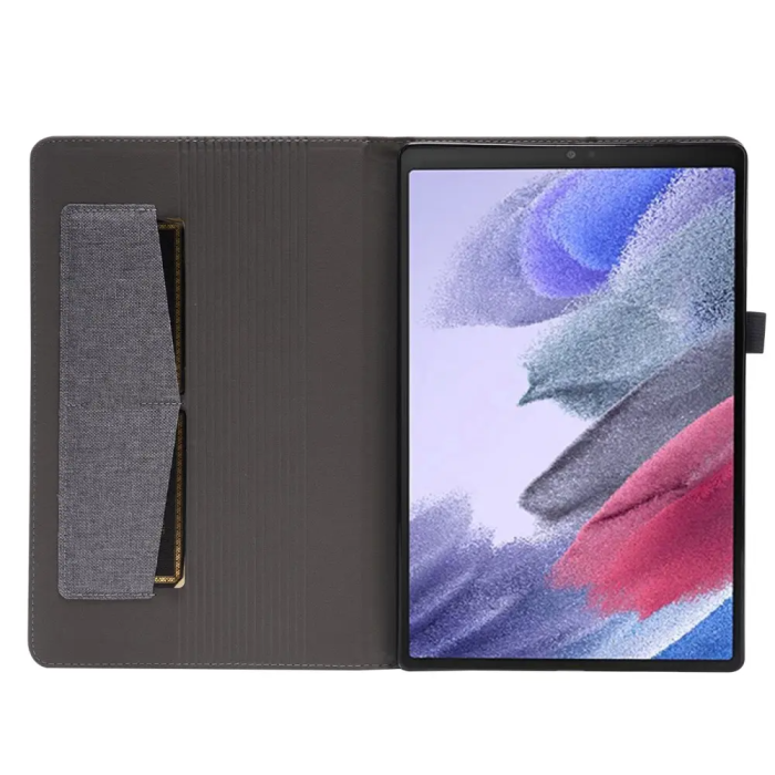 Taltech - Galaxy Tab A8 10.5 2021 Plånboksfodral - Grå