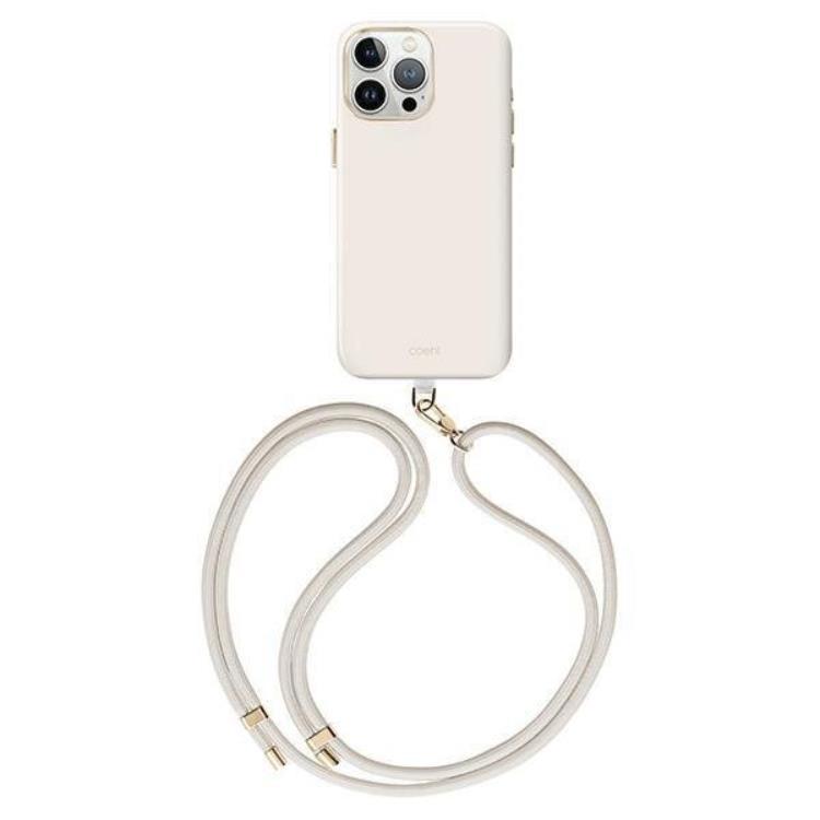 UNIQ iPhone 15 Pro Halsbandsskal Magsafe Coehl Creme - Ivory | 2353 | AlltMobil