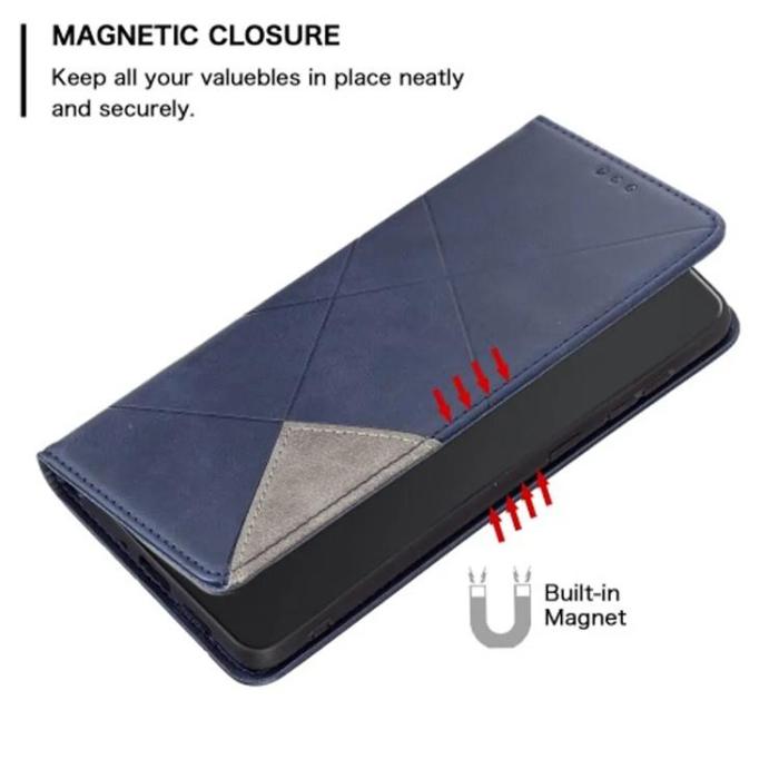 Taltech - iPhone 15 Pro Max Plånboksfodral - Blå