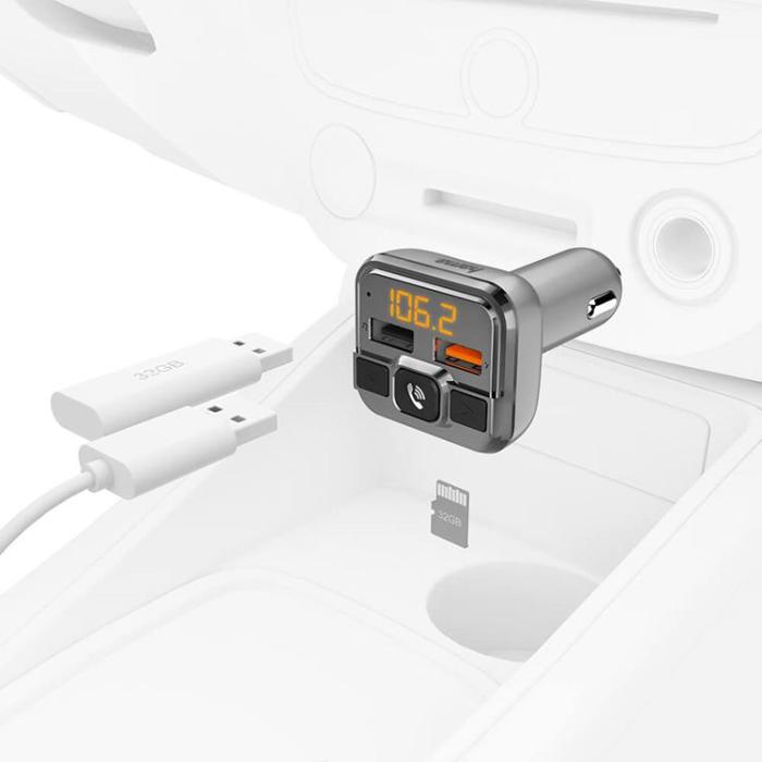 Hama - Hama FM-sändare Bluetooth - Grå