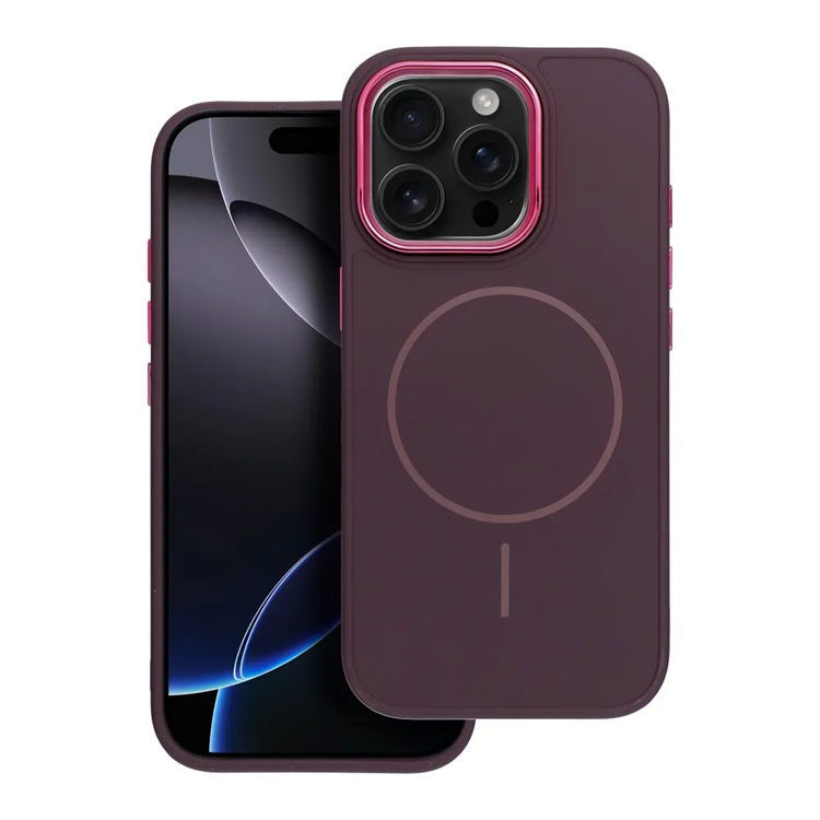 iPhone 15 Pro Mobilskal Magsafe Frame - Lila | 2353 | AlltMobil