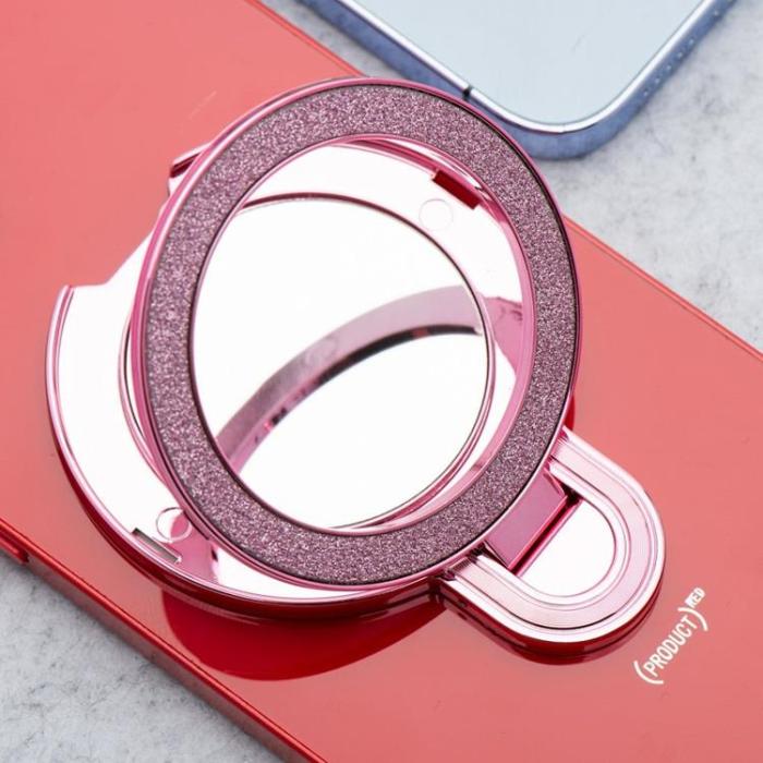 A-One Brand - Mobilställ CIRCLE MIRROR Stick-on - Rosa