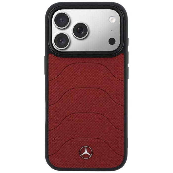 Mercedes - Mercedes Mobilskal För iPhone 17 Pro Max MagSafe Mesh with Bow Line - Röd
