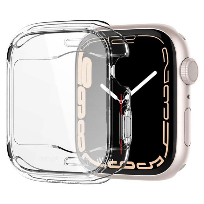 Spigen - Spigen Apple Watch 7/8 (45mm) Skal Ultra Hybrid - Clear