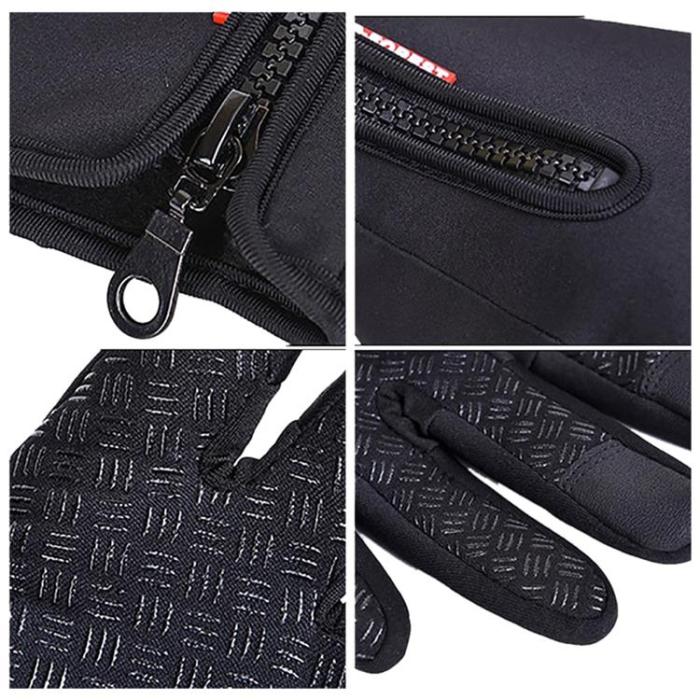 A-One Brand - Vattenavvisande Touchvantar / Handskar - Medium - Lila