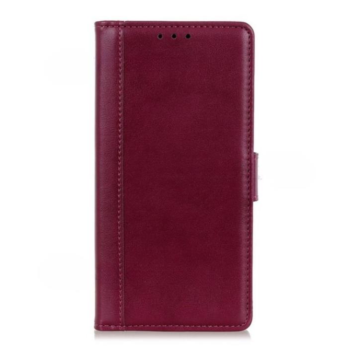 A-One Brand - Google Pixel 6a Plånboksfodral PU-Läder Folio Flip - Röd