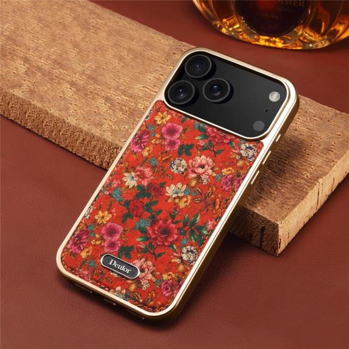 DENIOR - DENIOR iPhone 17 Pro Mobilskal MagSafe Detachable - Peony Röd