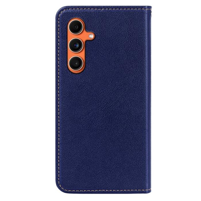 OEM - Samsung Galaxy A37 Fodral RFID Skydd Konstläder - Blå
