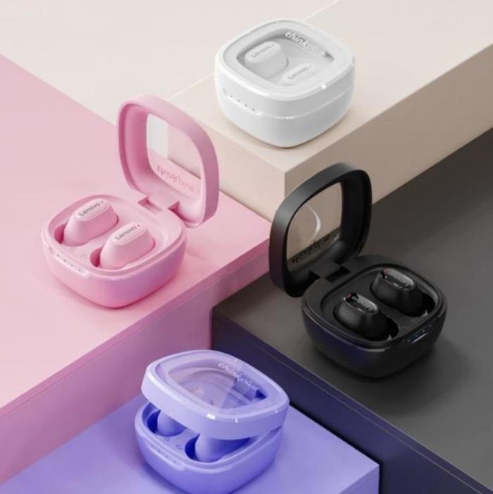 Lenovo - Lenovo Thinkplus XT62 TWS Ergonomic Bluetooth Hörlurar Trådlösa - Svart