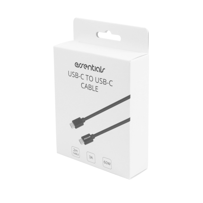 UTGATT1 - Essentials USB-C till USB-C Kabel 2m - Svart