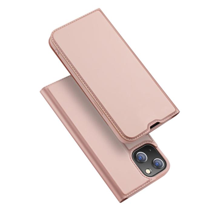 Dux Ducis - Dux Ducis Skin Series Plånboksfodral iPhone 13 mini - Rosa