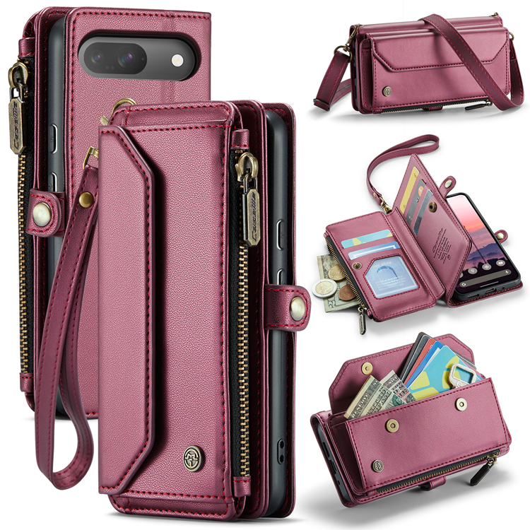 CASEME Google Pixel 10/10 Pro Plånboksfodral RFID Zipper | 2353 | AlltMobil