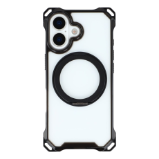 A-One Brand - iPhone 17 Mobilskal MagSafe Ring Kickstand - Svart