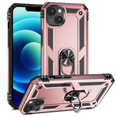 A-One Brand - iPhone 15 Mobilskal med Kickstand - Roséguld