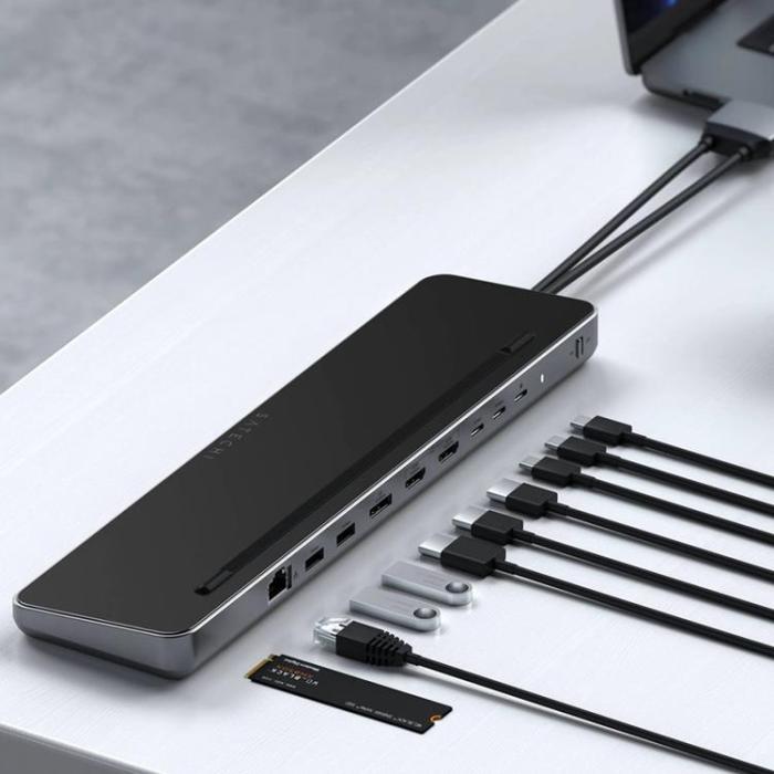 Satechi - Satechi USB-C Dockningsstation Dubbel