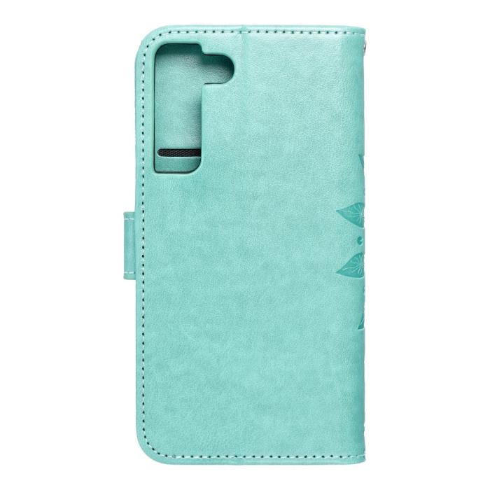 Forcell - Forcell MEZZO Plånboksfodral till Samsung Galaxy S22 Grön