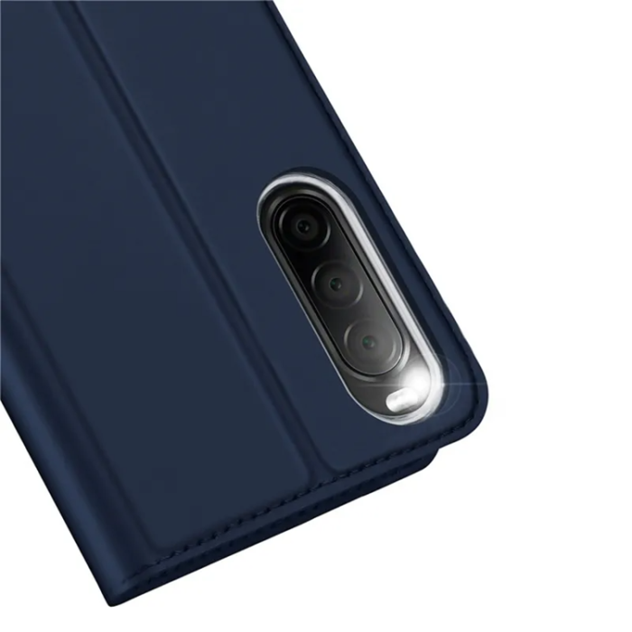 Dux Ducis - Dux Ducis Sony Xperia 10 V Plånboksfodral Skin Pro - Blå
