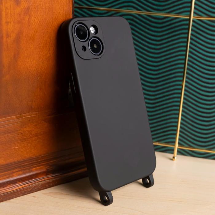OEM - Silikon Skal Skyddande för iPhone 11, Svart