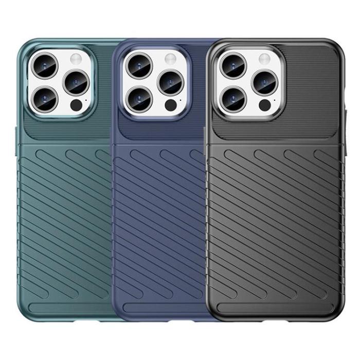 OEM - iPhone 15 Pro Mobilskal Thunder Armored - Blå