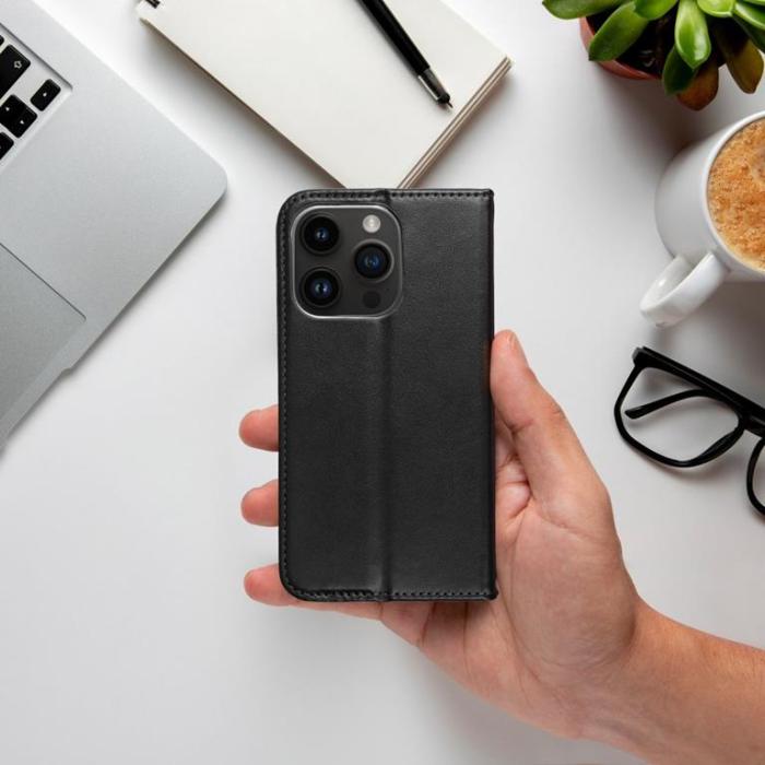 OEM - iPhone 14 Pro Plånboksfodral Smart Magneto - Svart