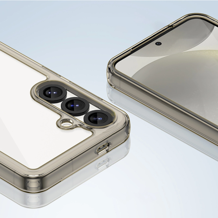 OEM - Galaxy S25 Edge Mobilskal Outer Space - Transparent/Svart