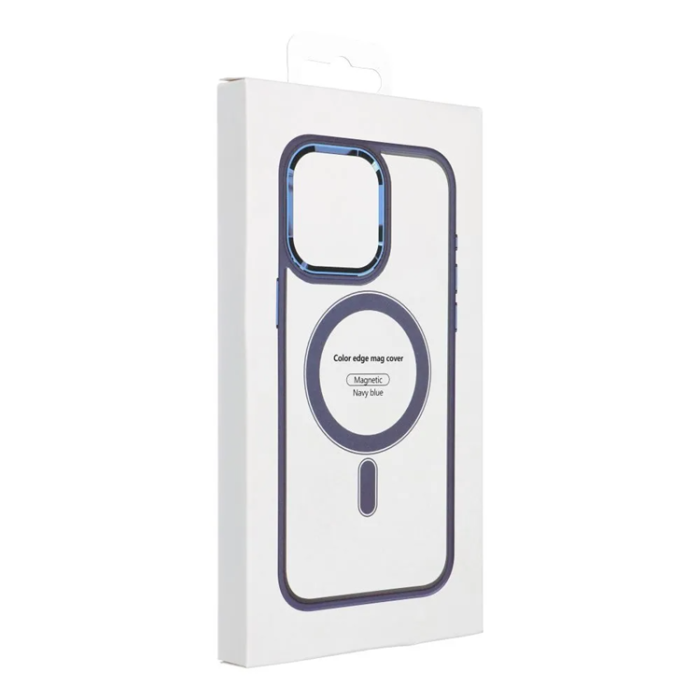 OEM - iPhone 16 Mobilskal Magsafe Color Edge - Marinblå