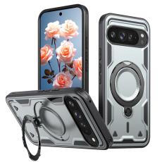 N/A - Mobilskal till Google Pixel 9 Pro Plast Milit&auml;rskydd Kickstand - Gr&aring;
