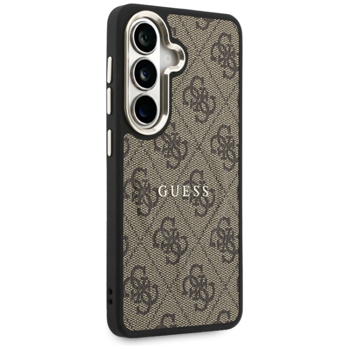 Guess - Guess Mobilskal För Galaxy S26 MagSafe 4G Embossed Ring - Brun