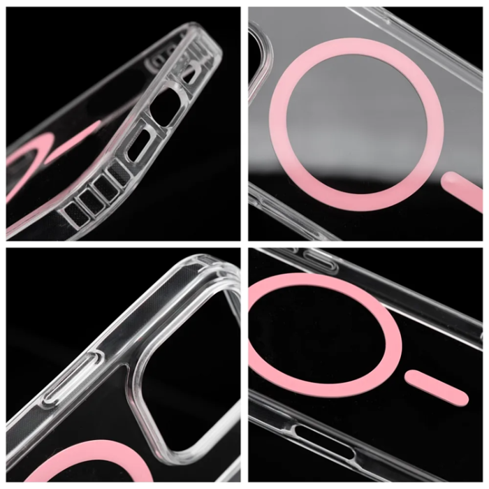OEM - iPhone 13 Mini Mobilskal MagSafe Drop Glue - Rosa