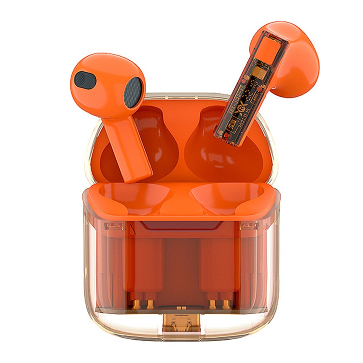 Trådlösa Hörlurar In-Ear Bluetooth ENC P60 Pro - Orange | 5566 | AlltMobil