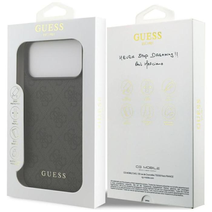 Guess - Guess iPhone 17 Pro Max Mobilskal 4G Classic - Svart