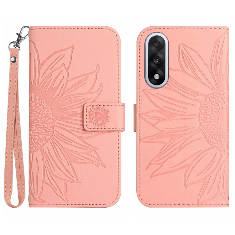 OnePlus Nord 5 Plånboksfodral Sunflower Imprint - Rosa | 2353 | AlltMobil
