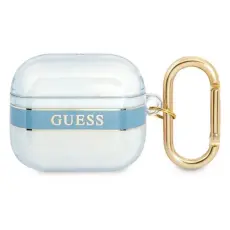 Guess - Guess AirPods 3 Skal Strap Collection - Bl&aring;