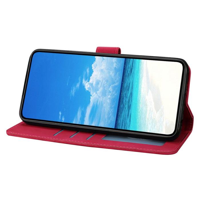 OEM - Samsung Galaxy A57 Plånboksfodral Konstläder Ställ Skydd - Rosa