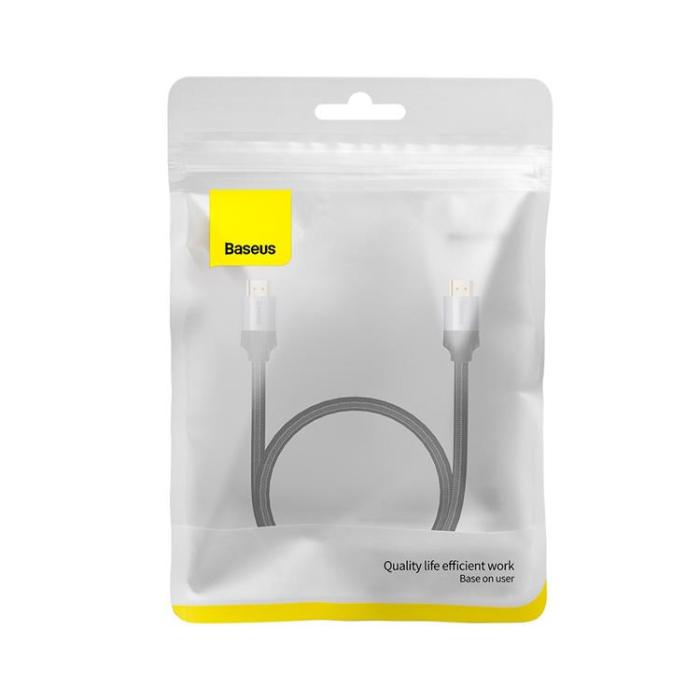 BASEUS - Baseus Enjoyment HDMI Kabel 0.75 m - Mörkgrå