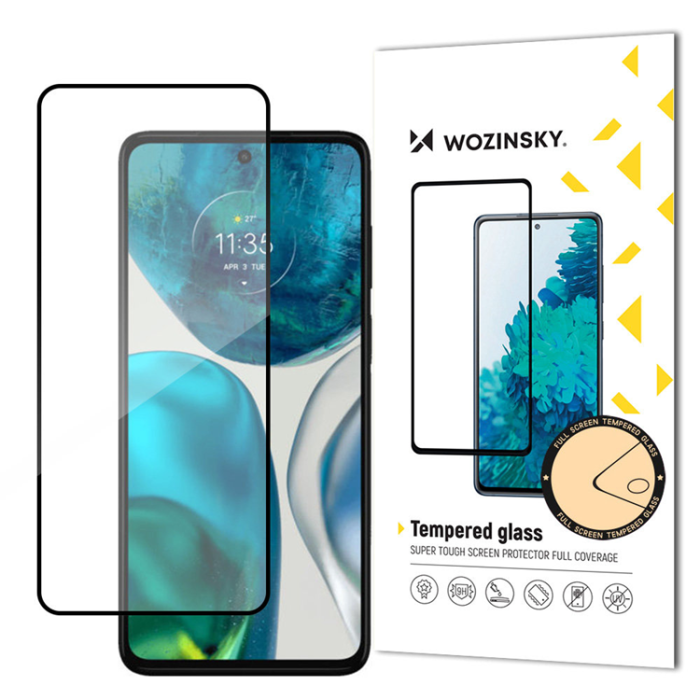 UTGATT1 - Wozinsky Motorola Moto G52 Härdat Glas - Svart