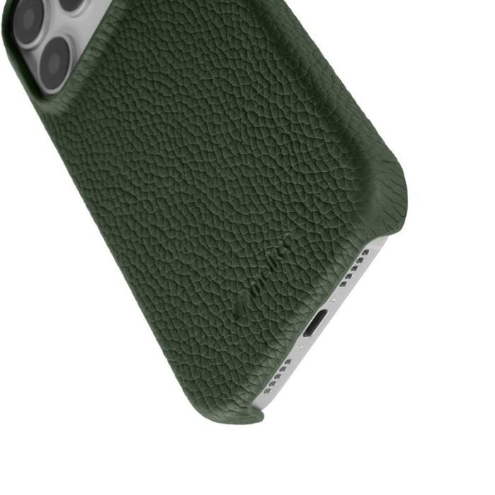 Melkco - MELKCO Mobilskal till iPhone 17 Pro Max Äkta Läder PC Grön