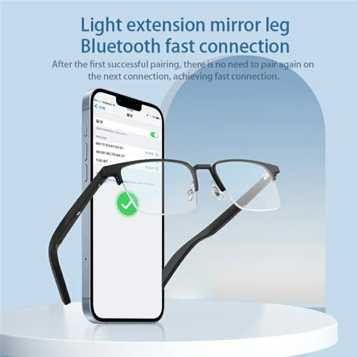 OEM - Smarta Glasögon Bluetooth G05-T4 - Svart-lins