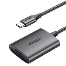 Ugreen - Ugreen Kortläsare USB-C SD/TF - Grå