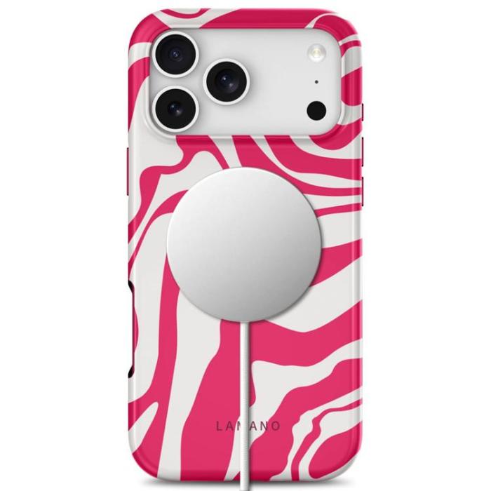 Tech-Protect - Tech-Protect Mobilskal För iPhone 18 Pro Magsafe Lamano - Flamingo Bloom