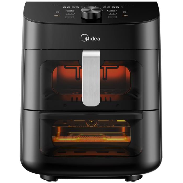 Midea - Midea Airfryer 2in1 Kombination med Ugn 6.4 + 4.4 Liter