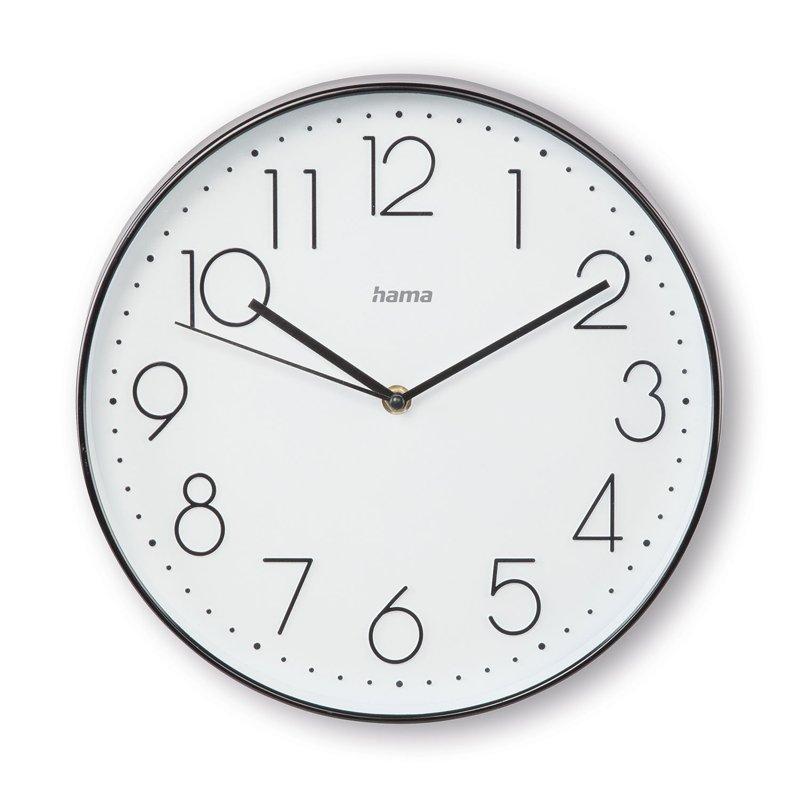 HAMA Väggklocka Corsica Svart/Vit 30cm