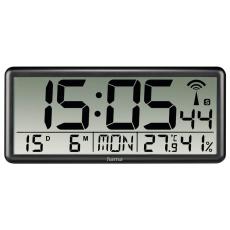 Hama - HAMA V&auml;ggklocka Digital Jumbo Radiosynkroniserad Svart
