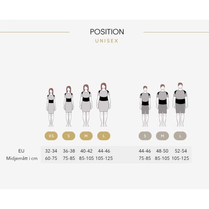 SWEPOSTURE - SWEPOSTURE Position Hållningsväst L