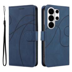 OEM - Pl&aring;nboksfodral f&ouml;r Samsung Galaxy S26 Ultra Konstl&auml;der St&auml;ll - Bl&aring;