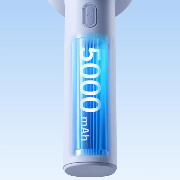 Jisulife - Jisulife Bärbar USB Handfläkt 5000 mAh Fan 10S - Blå
