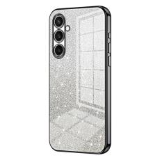 OEM - Mobilskal f&ouml;r Samsung Galaxy S26 Elektropl&auml;tering Glitter TPU - Svart