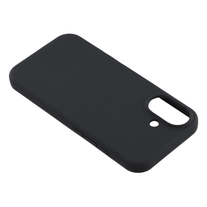 A-One Brand - iPhone 17 Mobilskal Solid Silikon Shockproof - Svart