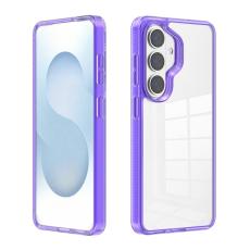 OEM - Mobilskal f&ouml;r Samsung Galaxy S26 Plus HD Klar TPU + PC St&ouml;tt&aring;lig - Lila