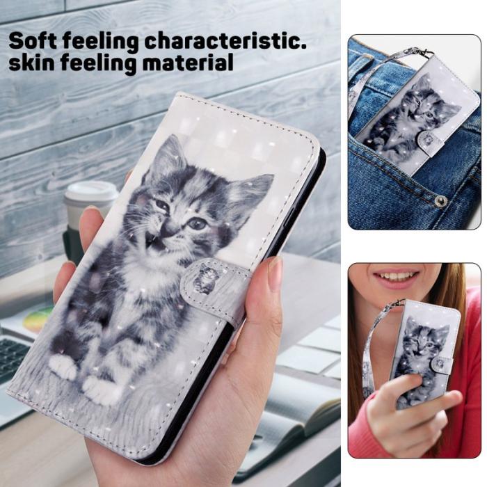 OEM - Mobilskal för Samsung Galaxy S26 Ställmönster Konstläder - Katt